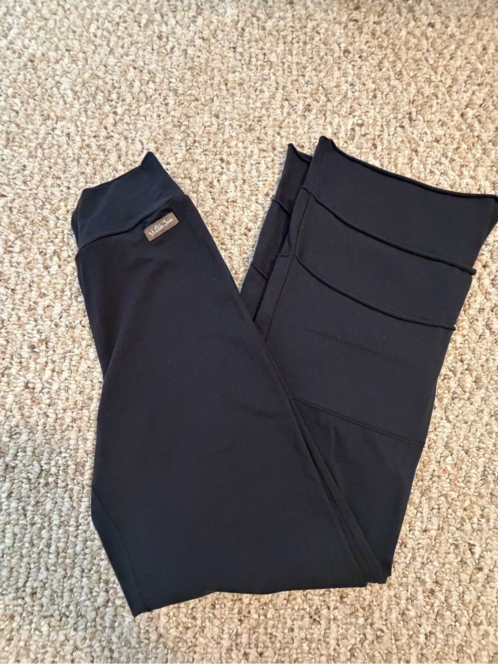 Women’s Matilda Jane black pull on pants with Tiered Panel detail